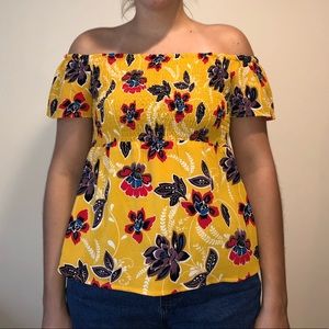 Off the shoulder shirt